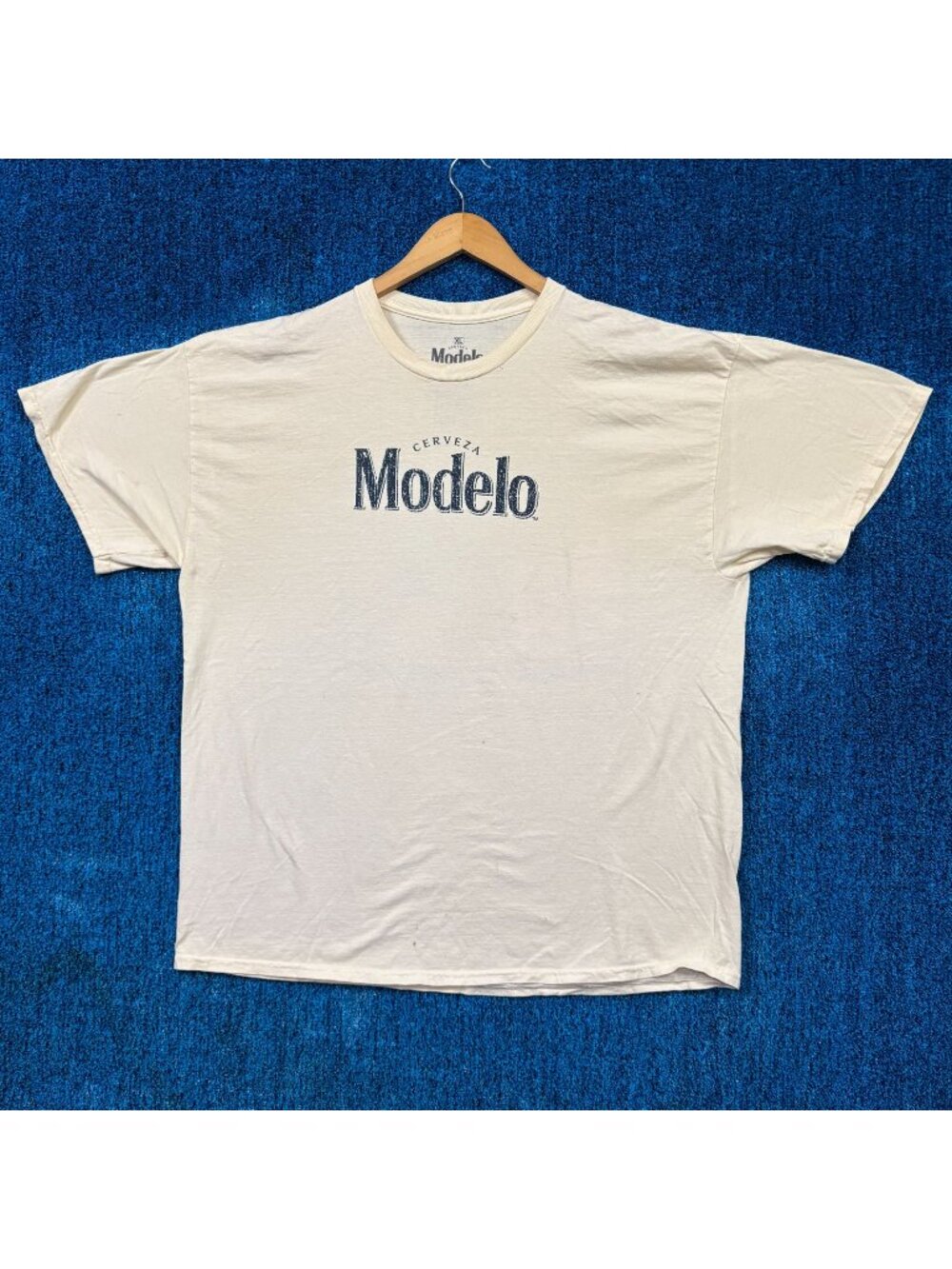 Modelo Boxing Beer Beige T-Shirt Size Extra Large